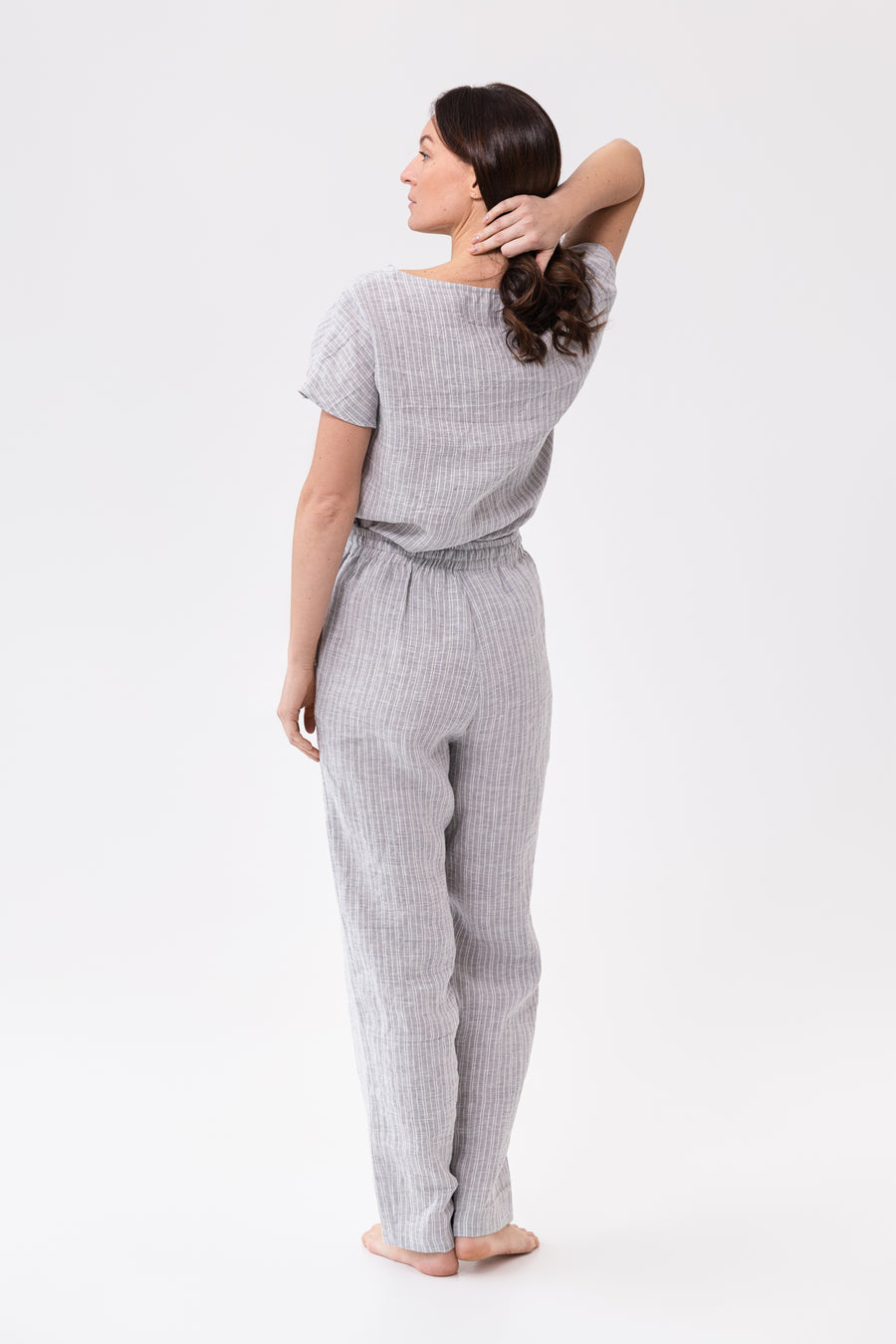 Natural light linen / Natural Linen Pajama set / Linen loungewear / Linen sleepwearLinen Couture