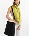 Lemon linen crossbody bag - Linen Couture