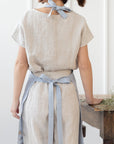 Natural Light linen apron - Linen Couture