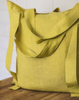 Natural Light linen canvas bag - Linen Couture