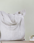 Natural Light linen canvas bag - Linen Couture