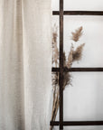 Natural Light linen curtain panel with rod pocket - Linen Couture