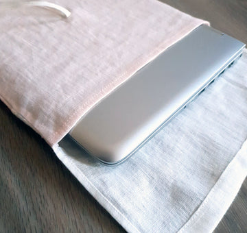 Laptop sleeve, case, cover - Linen Couture